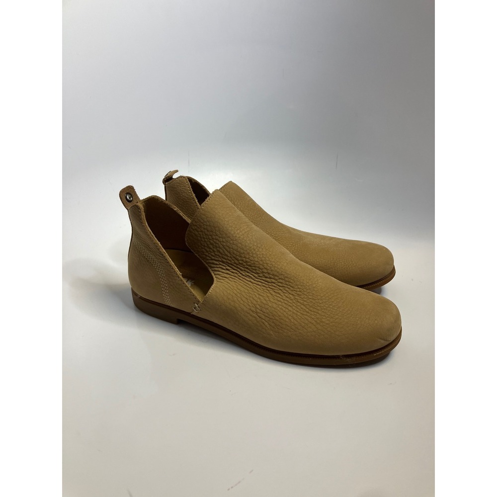 Kodiak Alma Bootie Women 8 Tan Excellent Leather Side Cutout Slip On KD0A4NLBA61